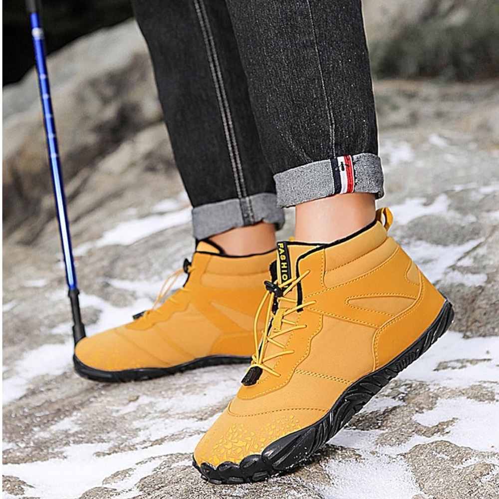 Yellow Hiking Boots